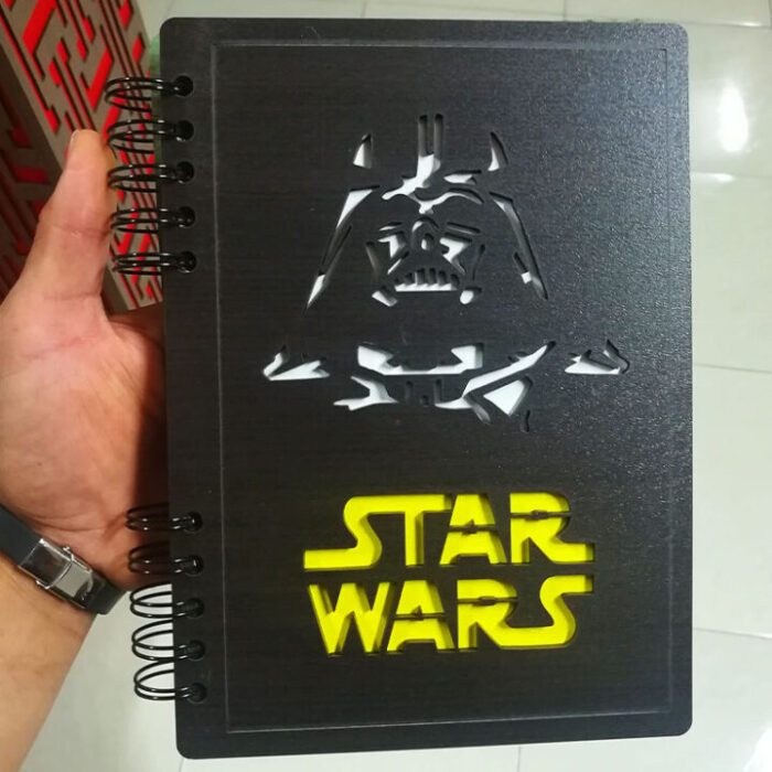 agenda star wars en madera