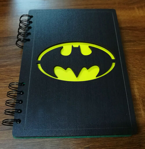 batman agenda en madera