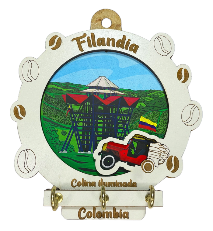 Portallaves típicos de filandia
