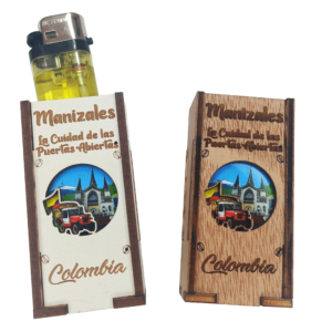 Portacandelas típico de Manizales
